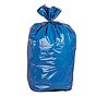 Saco Plstico PEBD em Rolo com Fecho Fcil para Lixo Azul 600x800mm - 50L - 10un