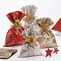 Saqueta de plstico PP metalizado Stella di Natale Cobre 200x350mm 50un