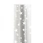 Filme PP transparente decorado com estrelas 0,70x50m para embrulho