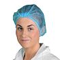 Rede de Cabelo Non-woven Azul Compacta 100un