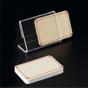 Etiqueta Pvc para Cavalete 60x40x1mm Creme Castanho 10 un