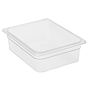 Cuba Policarbonato Gn 1/2 Branco para Utiliza��o A Frio 5,9L 6un