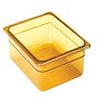 Cuba Policarbonato Gn 1/2 Ambar para Utiliza��o A Quente 8,9L 6un