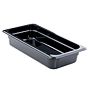 Cuba Policarbonato Gn 1/3 Preto para Utiliza��o A Frio 2,4L 6un
