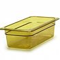 Cuba Policarbonato Gn 1/3 Ambar para Utiliza��o A Quente 3,6L 6un