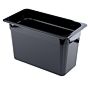Cuba Policarbonato Gn 1/3 Preto para Utiliza��o A Frio 6,9L 6un