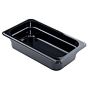 Cuba Policarbonato Gn 1/4 Preto para Utiliza��o A Frio 1,7L 6un