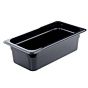 Cuba Policarbonato Gn 1/4 Preto para Utiliza��o A Frio 2,5L 6un