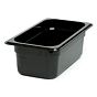 Cuba Policarbonato Gn 1/4 Preto para Utiliza��o A Quente 2,5L 6un