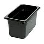 Cuba Policarbonato Gn 1/4 Preto para Utiliza��o A Quente 3,7L 6un