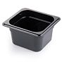 Cuba Policarbonato Gn 1/6 Preto para Utiliza��o A Frio 1,5L 6un