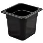 Cuba Policarbonato Gn 1/6 Preto para Utiliza��o A Frio 2,2L 6un