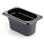 Cuba Policarbonato Gn 1/9   Preto para Utiliza��o A Frio 850ml 6un