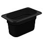Cuba Policarbonato Gn 1/9 Preto para Utiliza��o A Quente 850ml 6un