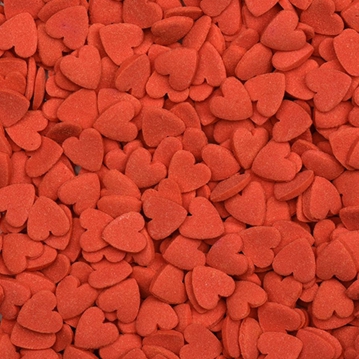 Cora��es Vermelhos em A��car Modecor 1kg