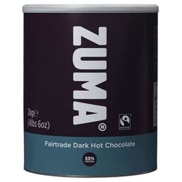 Zuma Fairtrade Dark Hot Chocolate 2kg
