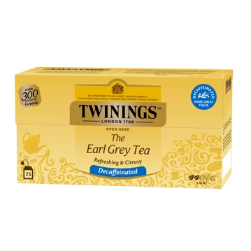 Ch� Preto Twinings Decaffeinated Earl Grey 25 saquetas