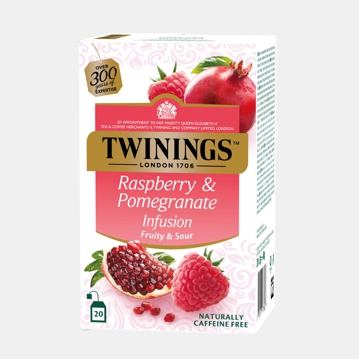Ch� Infus�o Twinings Raspberry and Pomegranate 20 saquetas