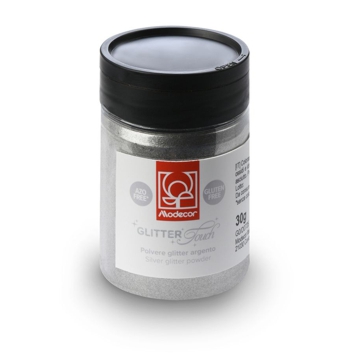 Glitter em P� Prateado Modecor 30g