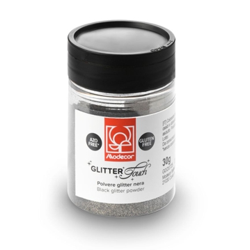 Glitter em P� Preto Modecor 30g