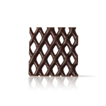Decoraes de Chocolate Dobla - Filter square dark 150 un