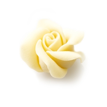 Decoraes de Chocolate Dobla - Chocolate rose white velvet 15 un