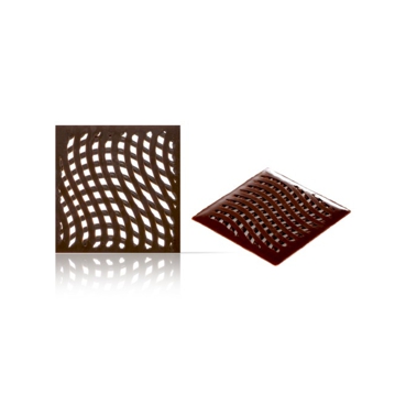 Decoraes de Chocolate Dobla - Square Dark 165 un