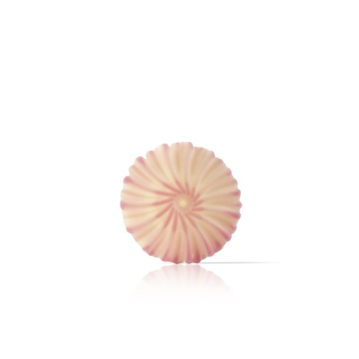 Decoraes de Chocolate Dobla - Rosette pink/white Small 108 un