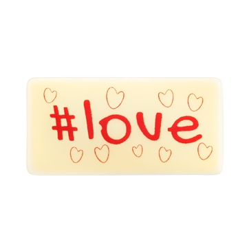 Decoraes de Chocolate Barbara Decor - #Love 20x40mm 159 un