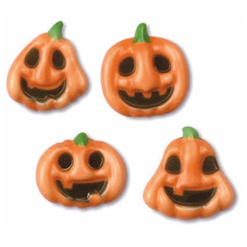 Decora��es de Chocolate Modecor - Pumpkin Face Assortment 72 un