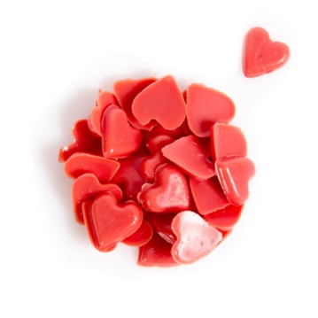Dobla Granulados e Crocantes - Sprinkle hearts red 600g