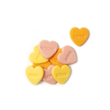 Dobla Granulados e Crocantes - Hearts love messages assortment 312 un