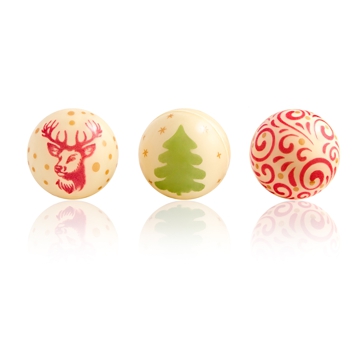Barbara Decor 3D Christmas Bulbs 24mm 112 un