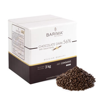 Cobertura de Chocolate Negro 56% Barbara Luijckx 3kg
