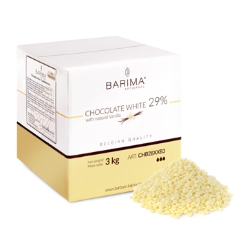 Cobertura de Chocolate Branco 29% Barbara Luijckx 3kg