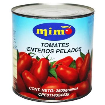 Tomates pel�es Mimo Lata 2500g