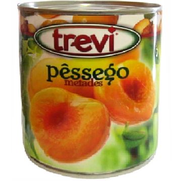 Pssego metades em calda Trevi Lata 2650g