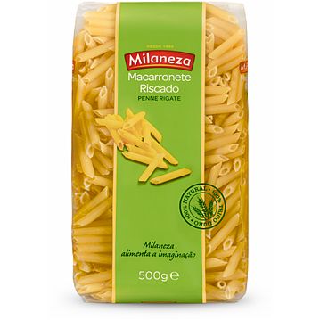 Pasta Seca Penne Rigate Milaneza 18x500g