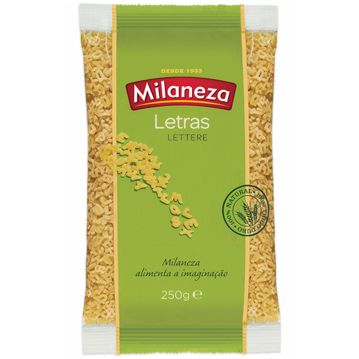 Massa Seca Letras Milaneza 40x250g