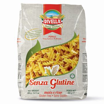 Fusilli Sem Gluten Divella 500g
