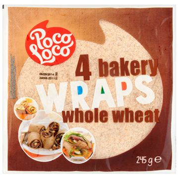Wraps Tortilla bl� complet 25cm Poco Loco 18x4 unit�