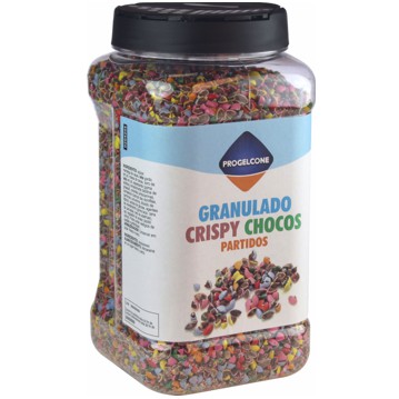 Seiches bris�es croustillantes en granul�s dans un pot distributeur de 1200g