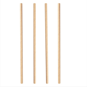 Palhinha Direita em Papel Avulso - Kraft Castanho  �6x200mm 6000un