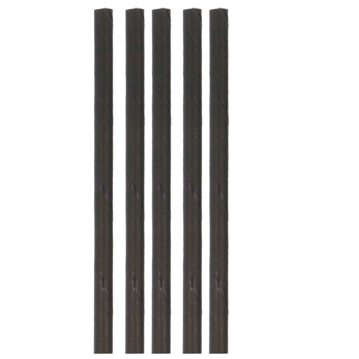 Palhinha Direita em Papel Avulso - Preto  �10x230mm 48x50un