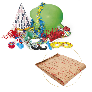 Kit Happy New Year em Saco Individual Kraft 260+80x350mm Saint Tropez 1 un