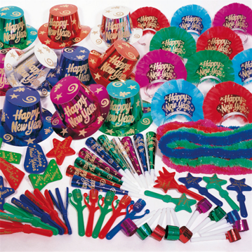 Kit Ano Novo para 50 Pessoas Happy New Year 1 un