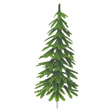 Decora��o em Pl�stico �rvore Natal 90mm Modecor 144 un