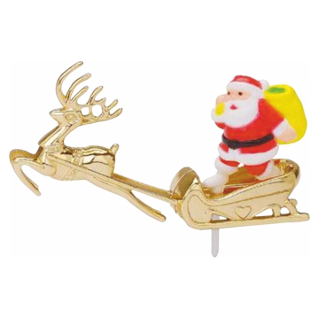 Decora��o em Pl�stico Tren� Natal 50mm Modecor 36 un