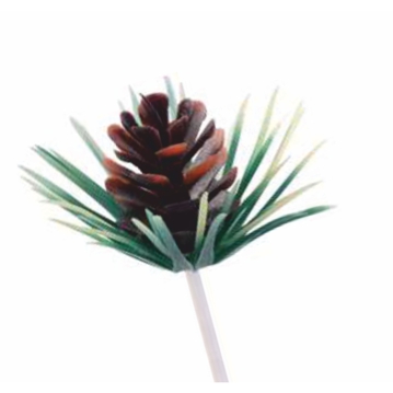 Decora��o em Pl�stico Pinha Natal 35mm Modecor 144 un