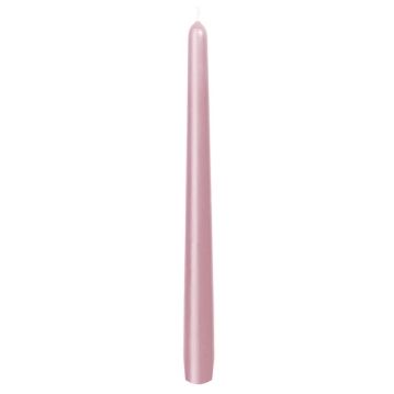 Vela Antique Duni 250x22mm Rosa 2x50un